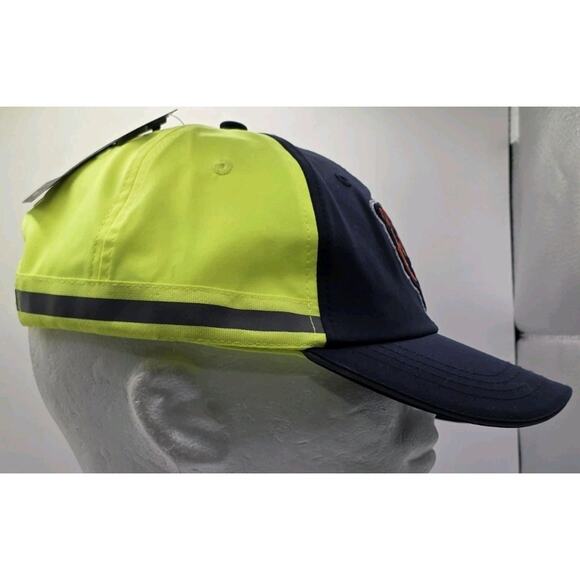 Chicago Bears NFL Buffalo Outdoors Workwear High Visibility Snapback Cap Hat NWT - Picture 3 of 13